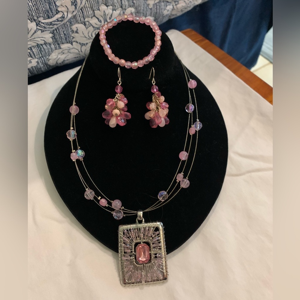 Aurora Borealis jewelry set